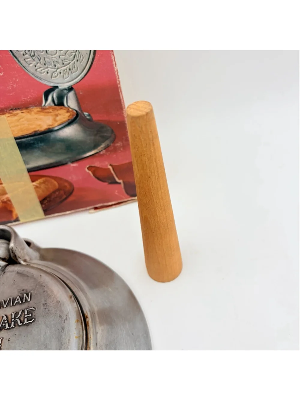 Nordic Ware Krumkake Iron with Rolling Cone Box Recipes Vintage USA